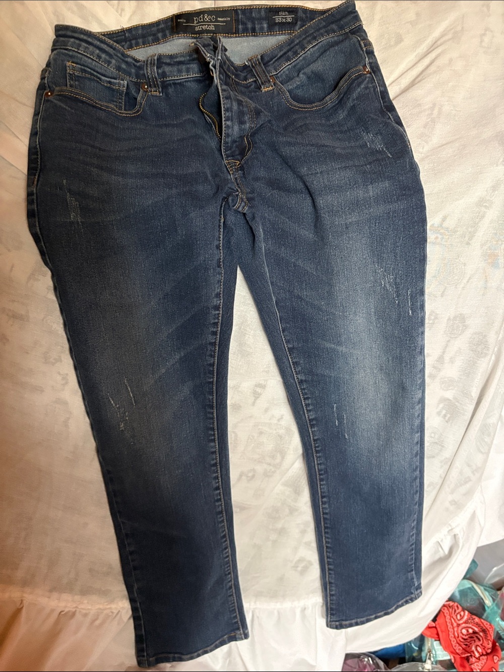 PD&C Women’s Skinny Jeans in Dark Blue Wash size 33x30